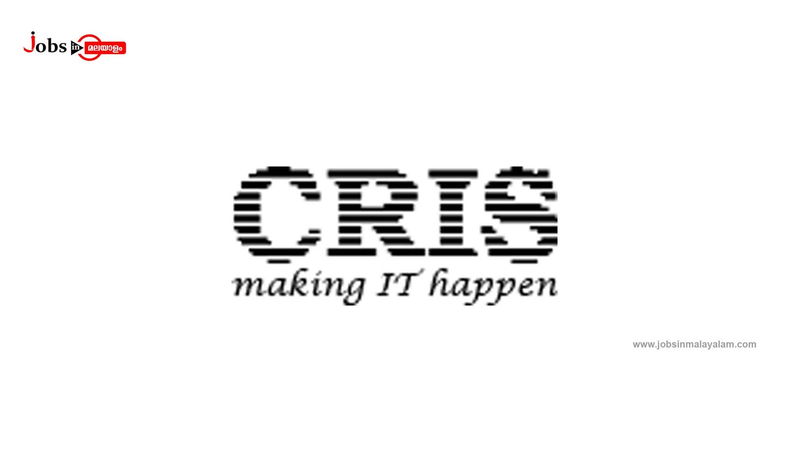 Centre for Railway Information Systems (CRIS)