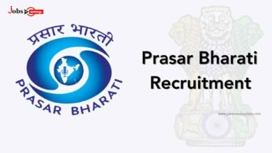 Prasar Bharati Recruitment